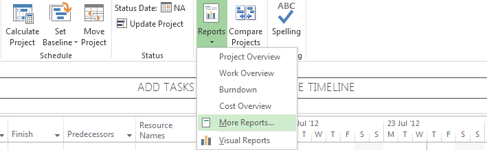 MSProject2013_MoreReports
