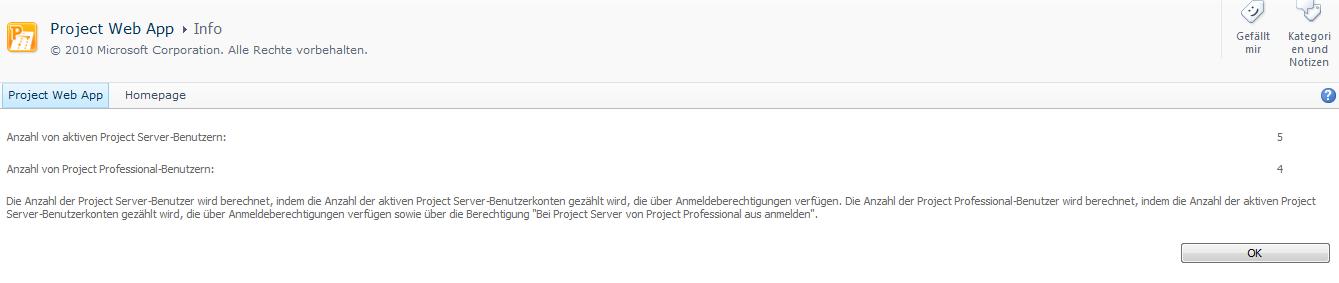 MS Project Server 2010 Info