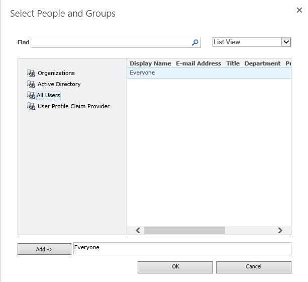 SharePoint Add User and Groups